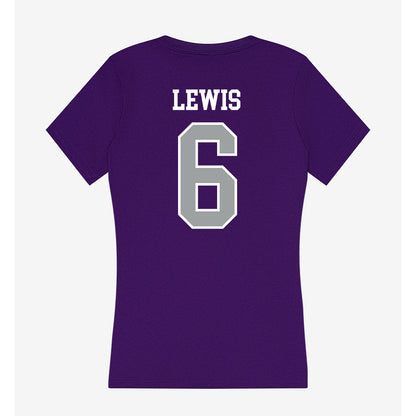 Tarleton State - NCAA Football : Caleb Lewis - Women's V-Neck T-Shirt-1