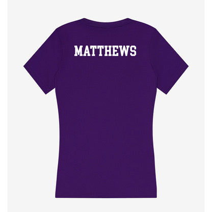 Tarleton State - NCAA Men's Track & Field : Aidan Matthews - Women's V-Neck T-Shirt-1