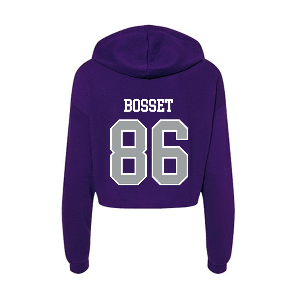 Tarleton State - NCAA Football : Matthew Bosset - Women's Crop Fleece Hoodie-1