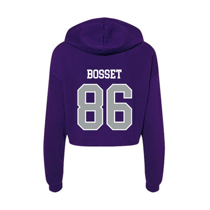 Tarleton State - NCAA Football : Matthew Bosset - Women's Crop Fleece Hoodie-1