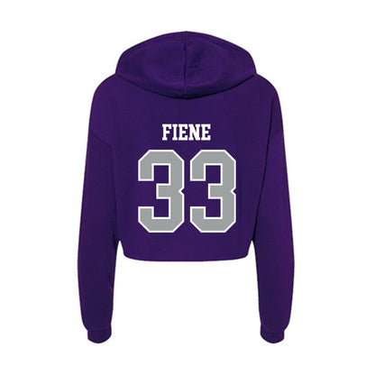 Tarleton State - NCAA Baseball : Peyton Fiene - Women's Crop Fleece Hoodie-1