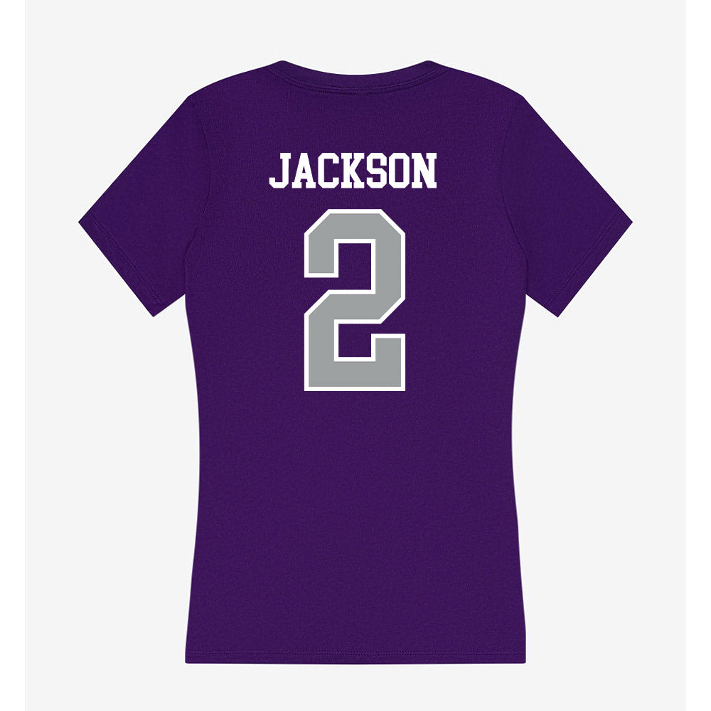 Tarleton State - NCAA Football : Cody Jackson - Women's V-Neck T-Shirt-1