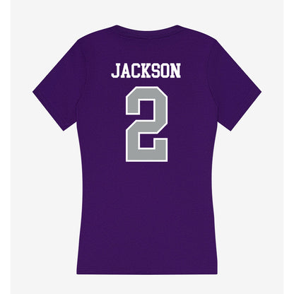 Tarleton State - NCAA Football : Cody Jackson - Women's V-Neck T-Shirt-1