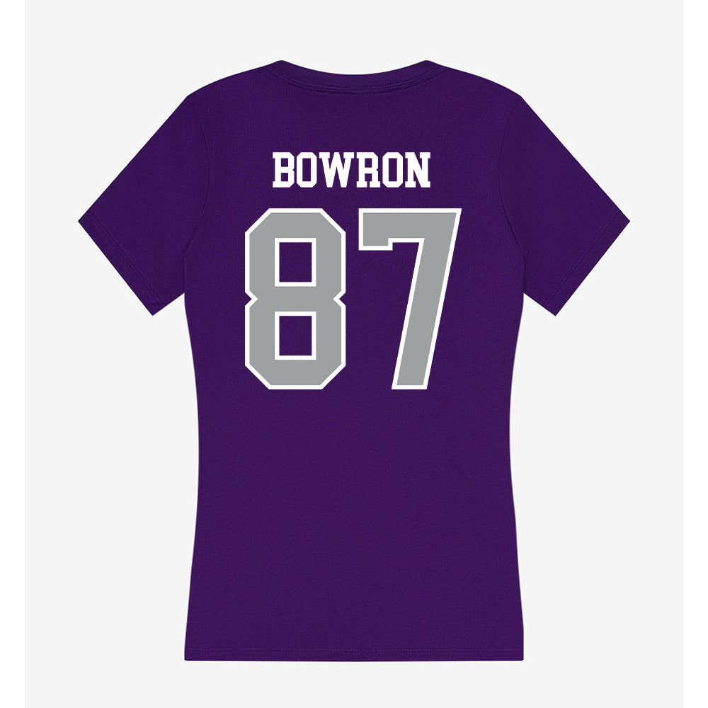 Tarleton State - NCAA Football : Wheeler Bowron - Women's V-Neck T-Shirt-1