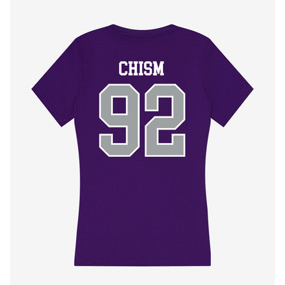 Tarleton State - NCAA Football : Tramaine Chism - Women's V-Neck T-Shirt-1