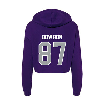 Tarleton State - NCAA Football : Wheeler Bowron - Women's Crop Fleece Hoodie-1