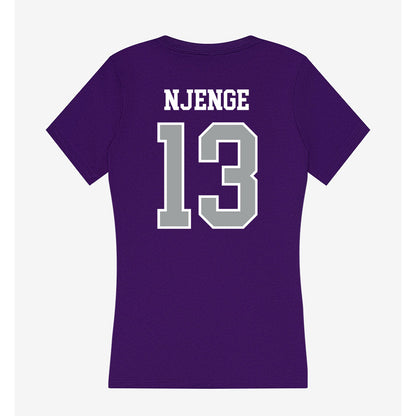 Tarleton State - NCAA Football : Pius Njenge - Women's V-Neck T-Shirt-1