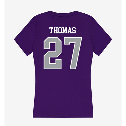 Tarleton State - NCAA Football : Andre Thomas - Women's V-Neck T-Shirt-1