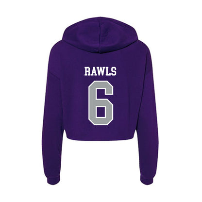 Tarleton State - NCAA Football : Ty Rawls - Women's Crop Fleece Hoodie-1