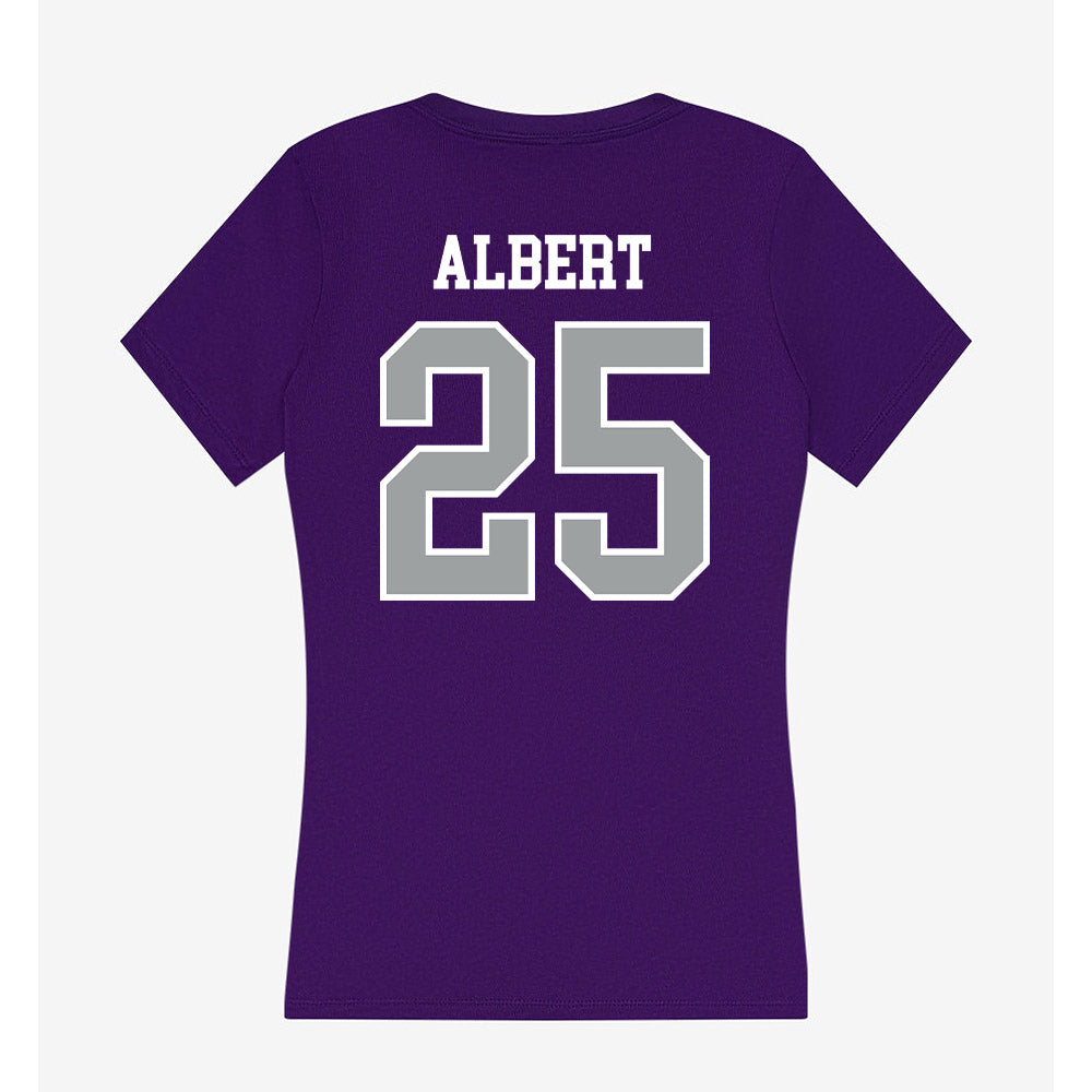 Tarleton State - NCAA Football : Steve Albert - Women's V-Neck T-Shirt-1