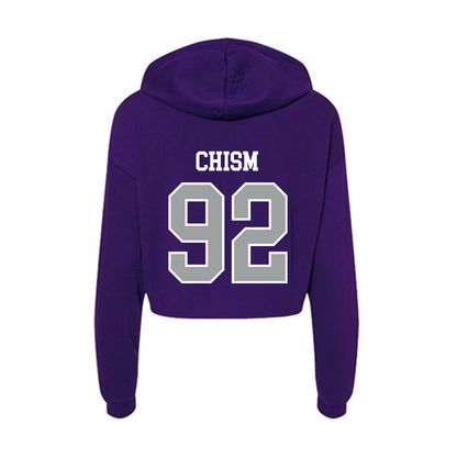 Tarleton State - NCAA Football : Tramaine Chism - Women's Crop Fleece Hoodie-1