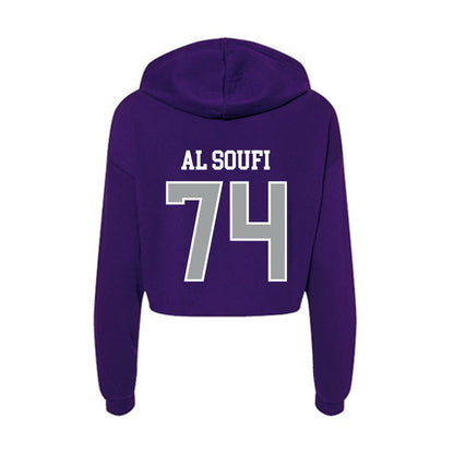 Tarleton State - NCAA Football : Kariem Al Soufi - Women's Crop Fleece Hoodie-1