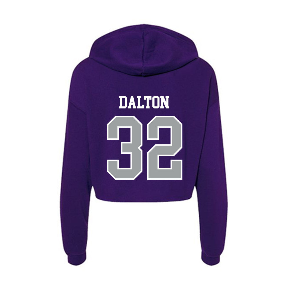 Tarleton State - NCAA Football : Kristian Dalton - Women's Crop Fleece Hoodie-1