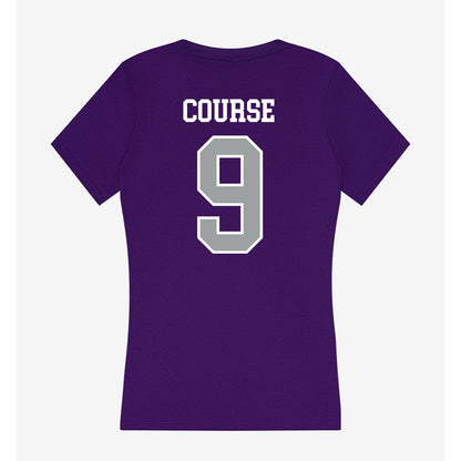 Tarleton State - NCAA Men's Basketball : Collin Course - Women's V-Neck T-Shirt-1