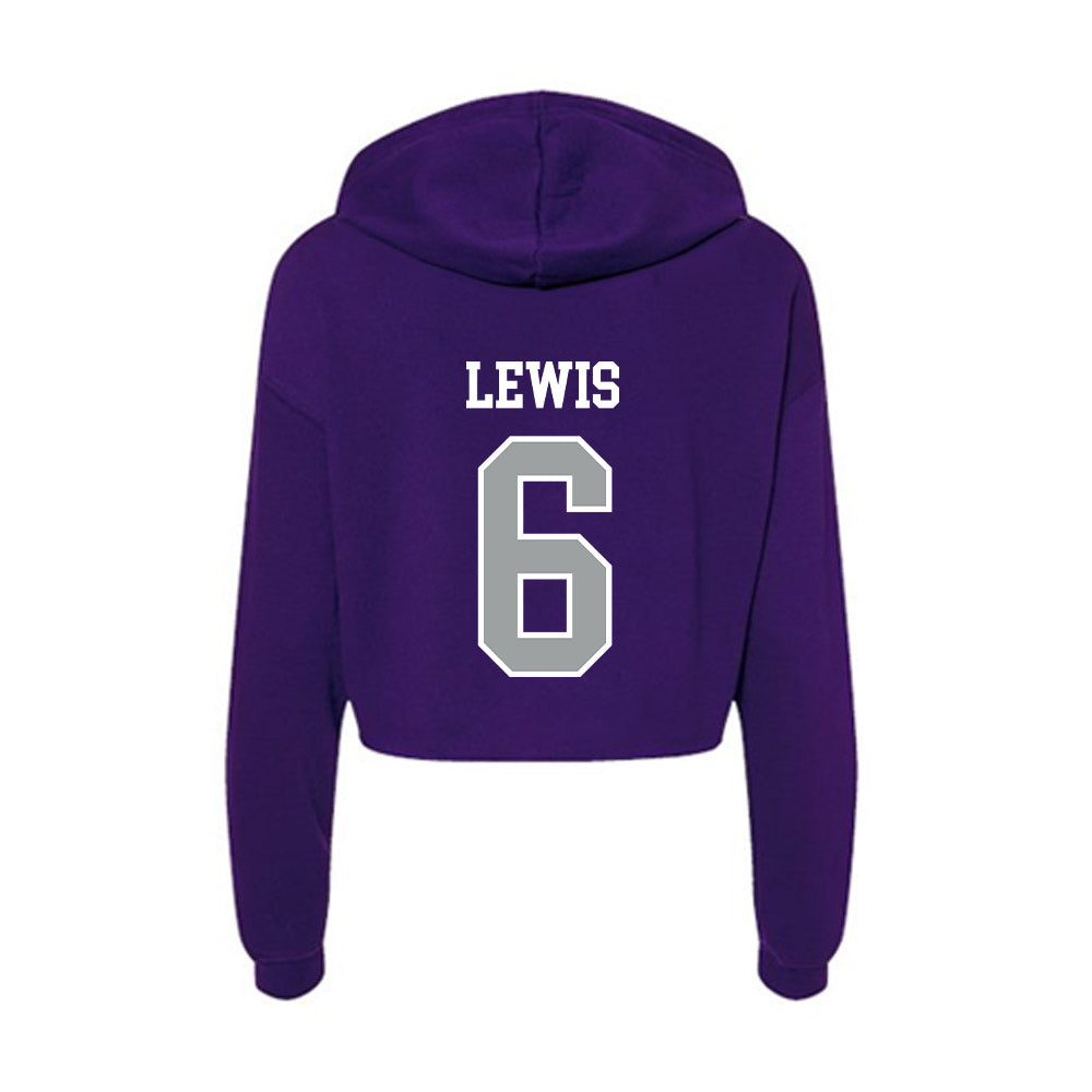 Tarleton State - NCAA Football : Caleb Lewis - Women's Crop Fleece Hoodie-1