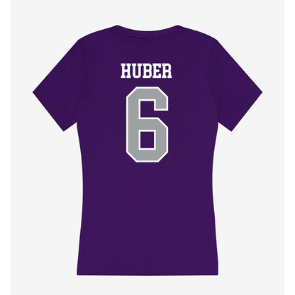 Tarleton State - NCAA Beach Volleyball : Hayden Huber - Women's V-Neck T-Shirt-1