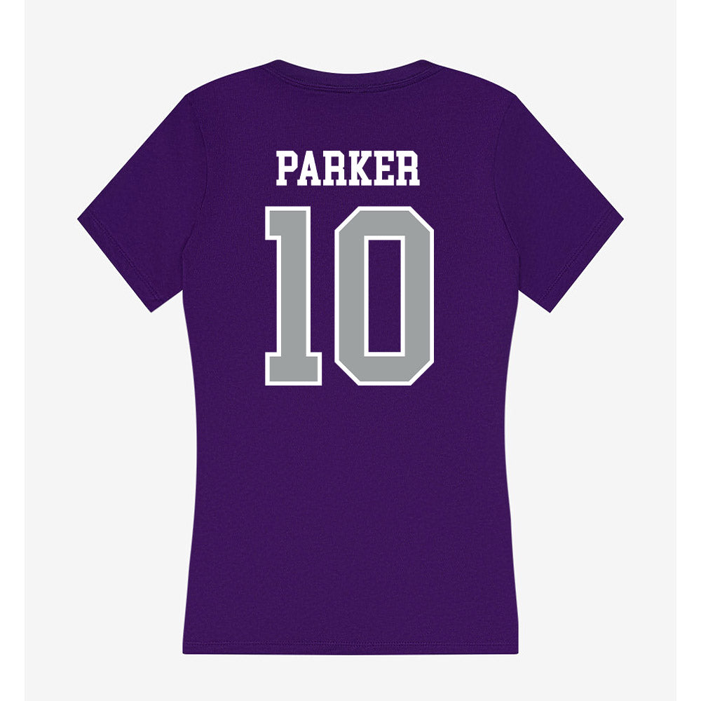 Tarleton State - NCAA Football : Bryce Parker - Women's V-Neck T-Shirt-1