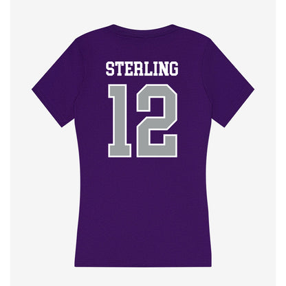 Tarleton State - NCAA Football : Devin Sterling - Women's V-Neck T-Shirt-1
