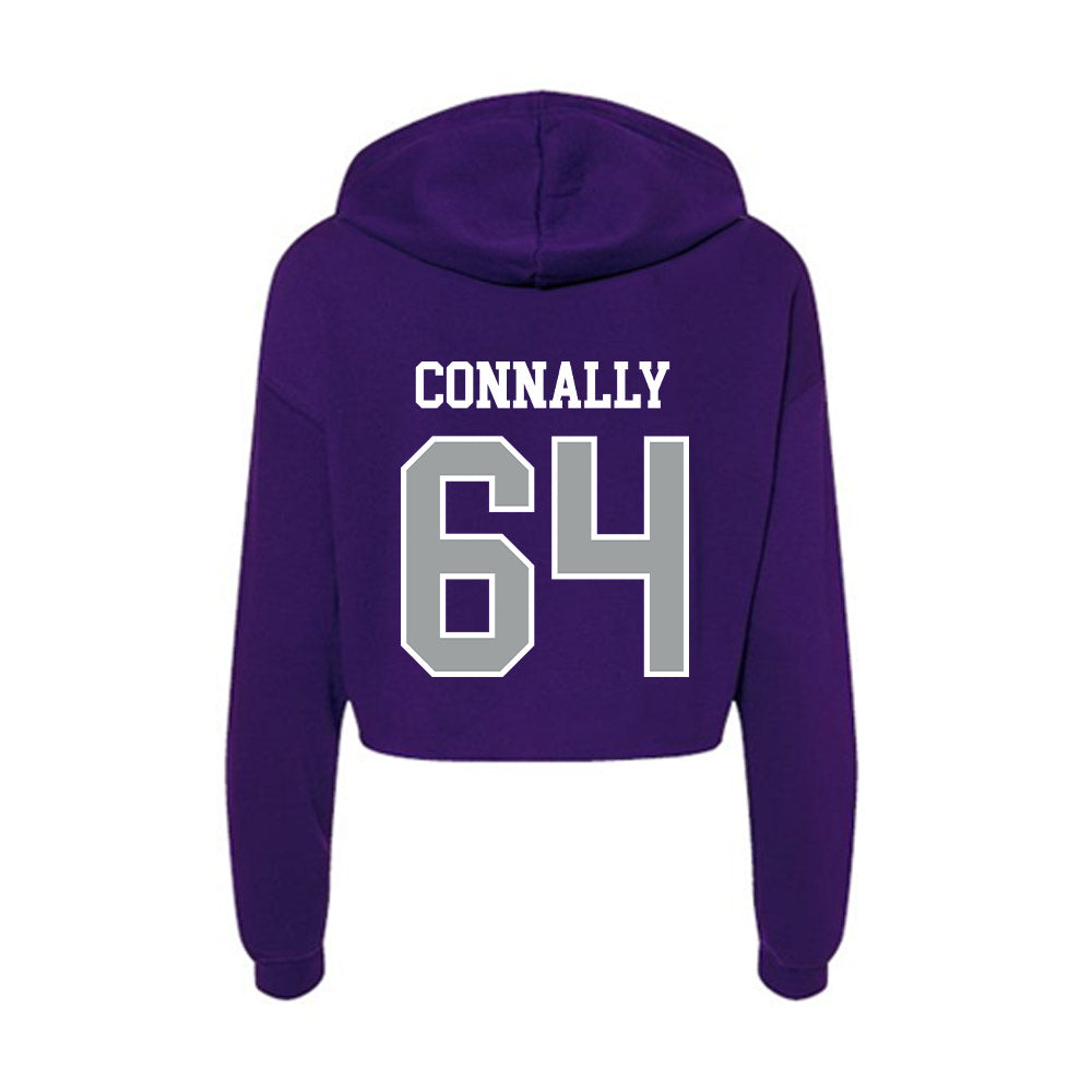 Tarleton State - NCAA Football : Rikter Connally - Women's Crop Fleece Hoodie-1
