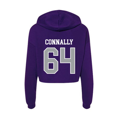 Tarleton State - NCAA Football : Rikter Connally - Women's Crop Fleece Hoodie-1