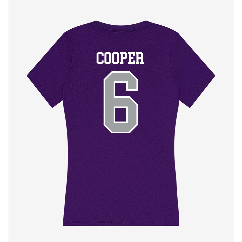 Tarleton State - NCAA Football : Darius Cooper - Women's V-Neck T-Shirt-1
