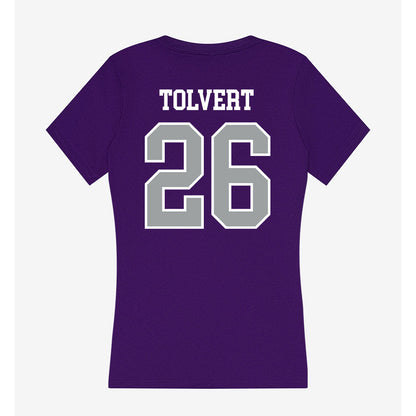 Tarleton State - NCAA Football : Brandon Tolvert - Women's V-Neck T-Shirt-1