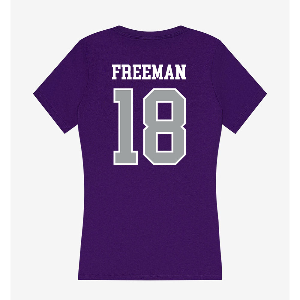Tarleton State - NCAA Football : Matt Freeman - Women's V-Neck T-Shirt-1