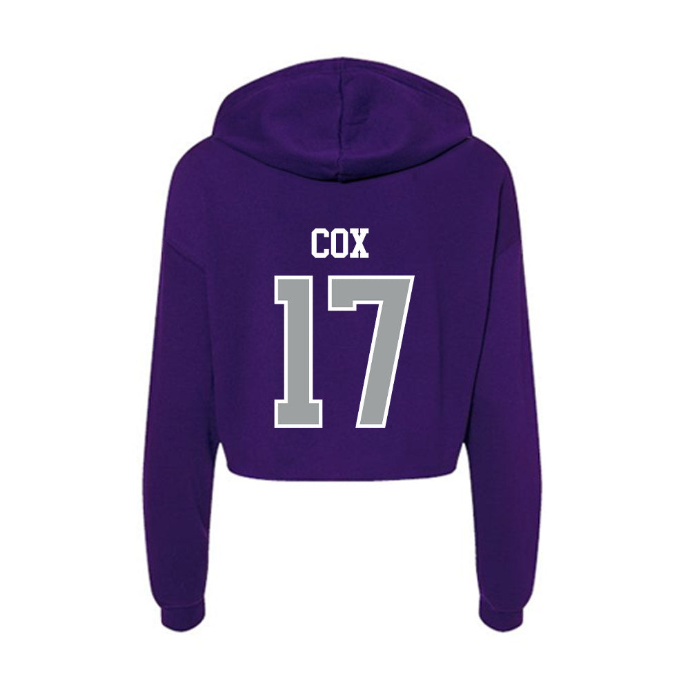 Tarleton State - NCAA Men's Track & Field : Ca'Terrin Cox - Women's Crop Fleece Hoodie-1