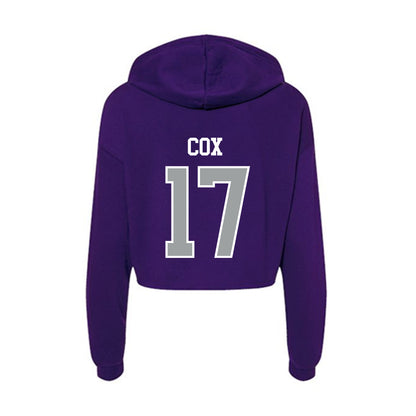 Tarleton State - NCAA Men's Track & Field : Ca'Terrin Cox - Women's Crop Fleece Hoodie-1