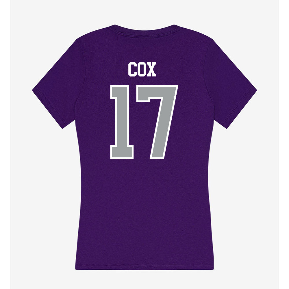 Tarleton State - NCAA Men's Track & Field : Ca'Terrin Cox - Women's V-Neck T-Shirt-1