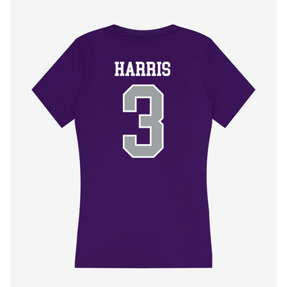 Tarleton State - NCAA Beach Volleyball : Jayda Harris - Women's V-Neck T-Shirt-1