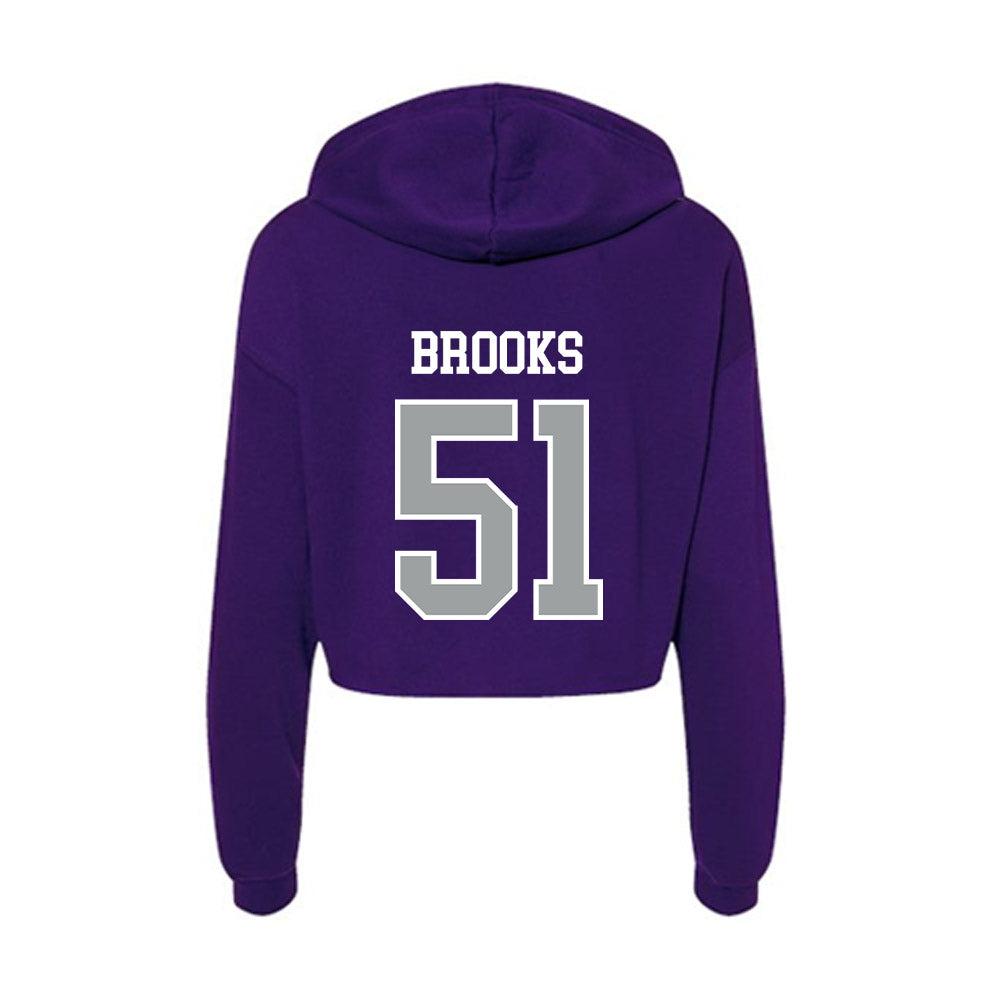 Tarleton State - NCAA Football : Dillon Brooks - Women's Crop Fleece Hoodie-1