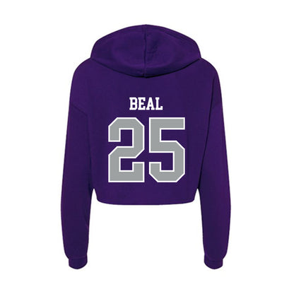 Tarleton State - NCAA Women's Soccer : DawnJay Beal - Women's Crop Fleece Hoodie-1