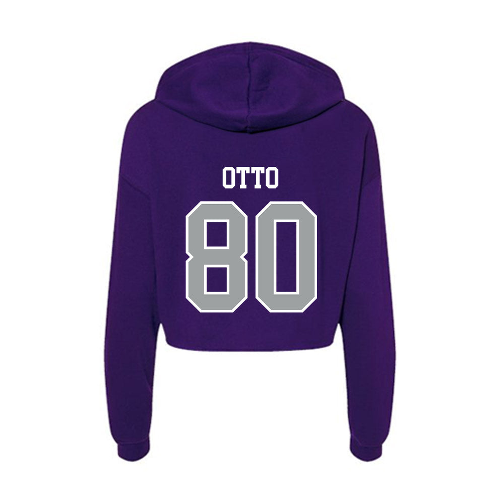 Tarleton State - NCAA Football : Dawson Otto - Women's Crop Fleece Hoodie-1