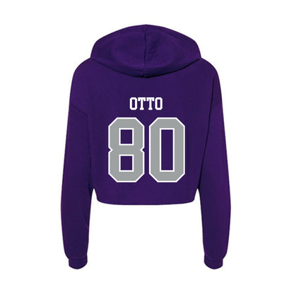 Tarleton State - NCAA Football : Dawson Otto - Women's Crop Fleece Hoodie-1