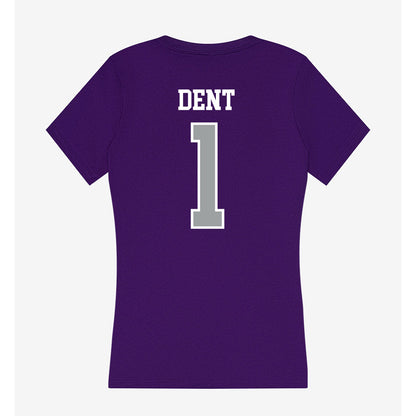 Tarleton State - NCAA Men's Basketball : Aj Dent - Women's V-Neck T-Shirt-1