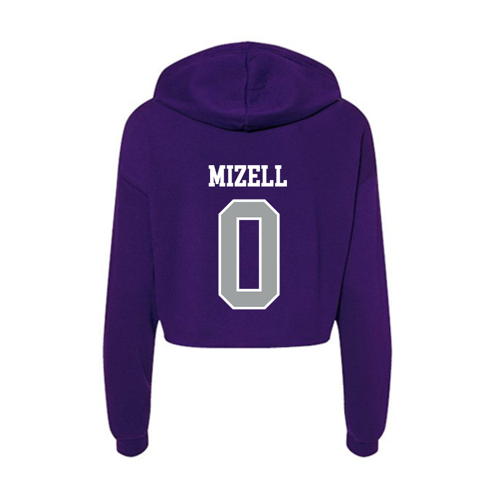 Tarleton State - NCAA Men's Basketball : Jordan Mizell - Women's Crop Fleece Hoodie-1