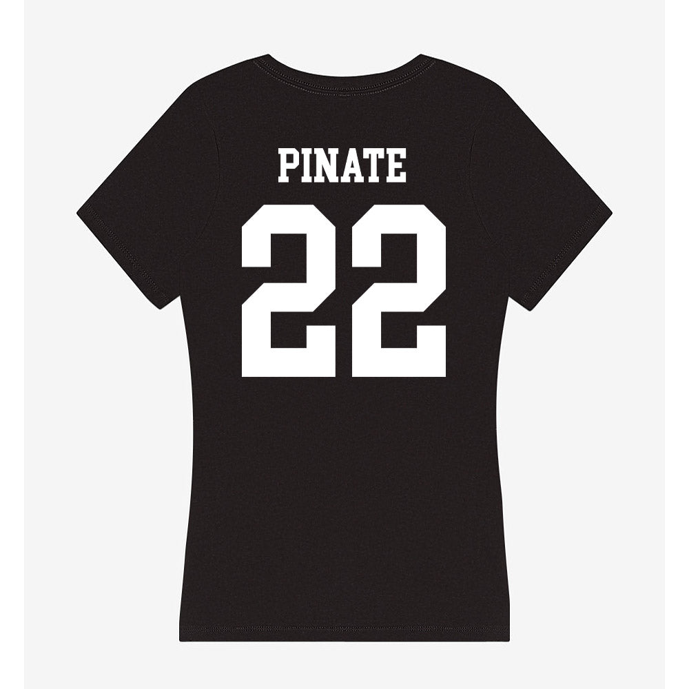 UNC Wilmington - NCAA Men's Soccer : Adrian Pinate - Women's V-Neck T-Shirt-1