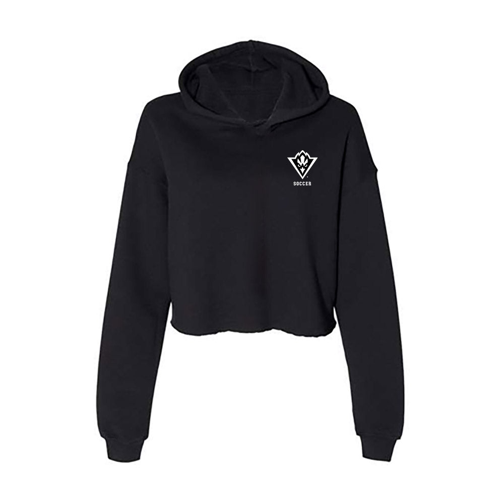 UNC Wilmington - NCAA Women's Soccer : Jada Tuffin - Women's Crop Fleece Hoodie-0