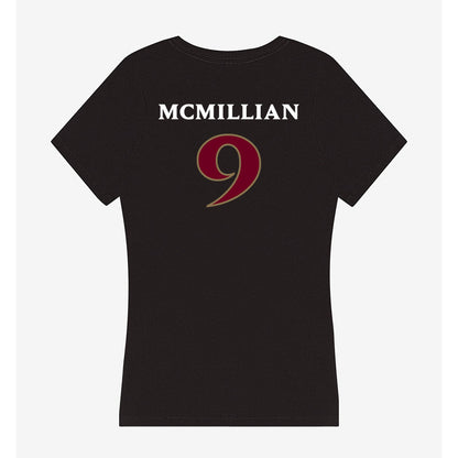 Elon - NCAA Football : Kenaz McMillian - Women's V-Neck T-Shirt-1