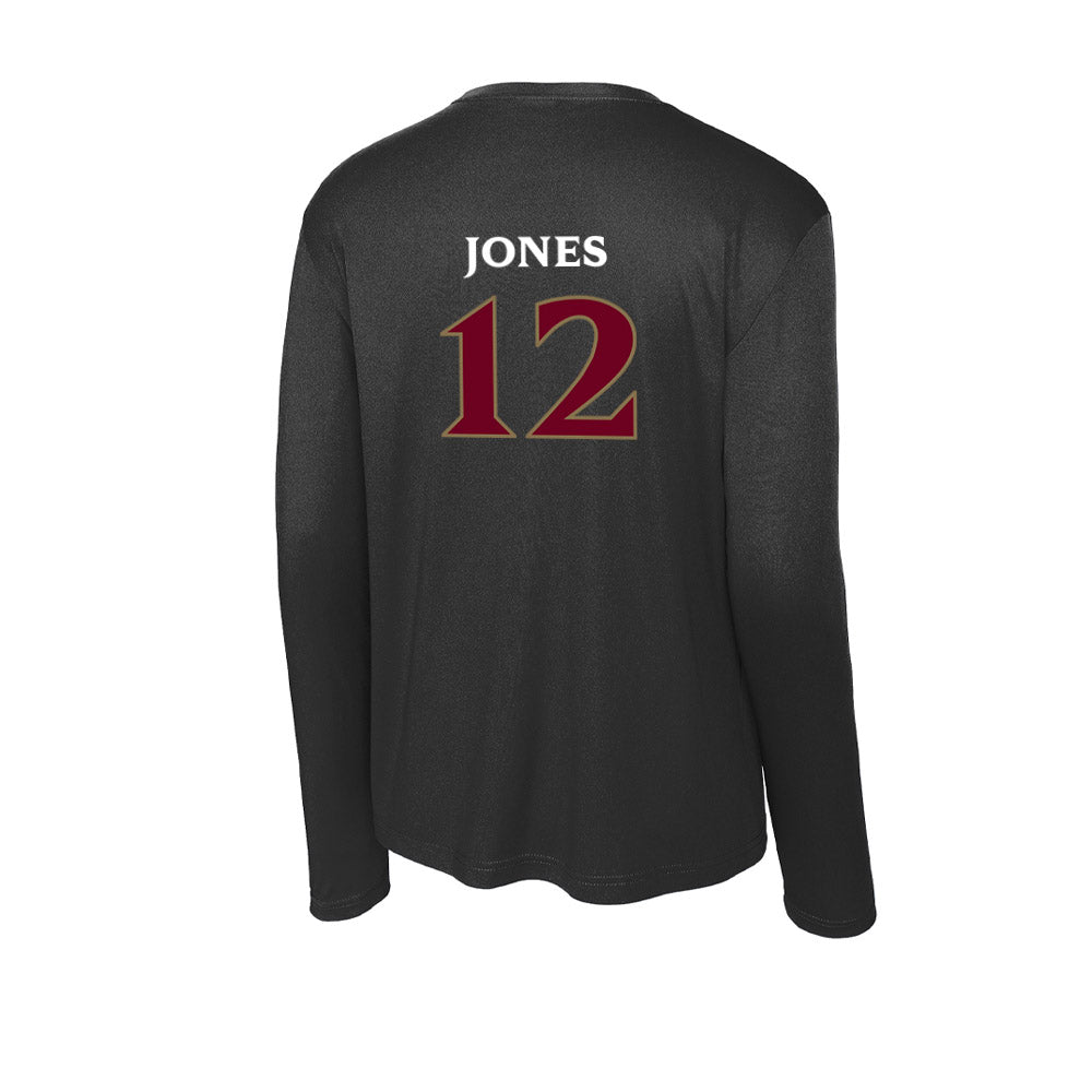 Elon - NCAA Football : Eric Jones - Activewear Long Sleeve T-Shirt-1