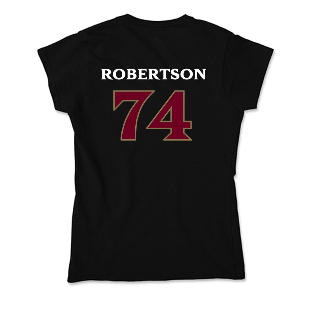Elon - NCAA Football : Webb Robertson - Soft Style Women’s T-Shirt-1