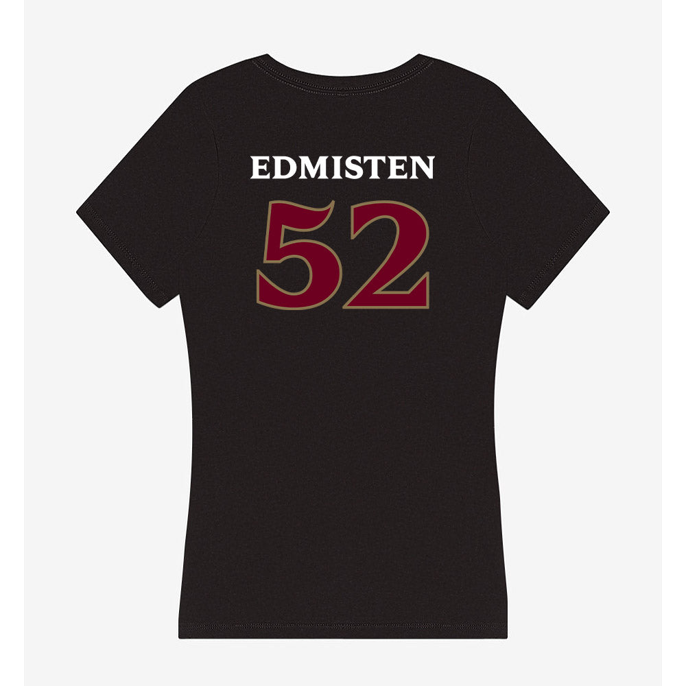 Elon - NCAA Football : Luke Edmisten - Women's V-Neck T-Shirt-1