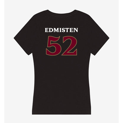 Elon - NCAA Football : Luke Edmisten - Women's V-Neck T-Shirt-1