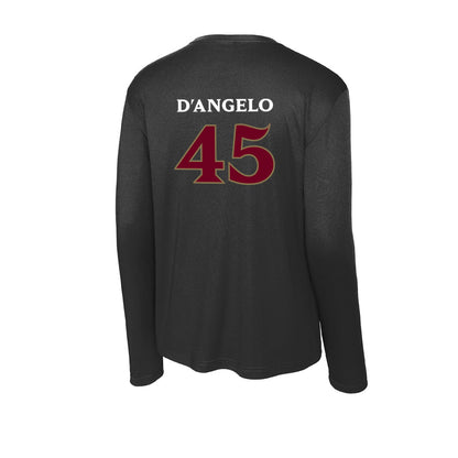 Elon - NCAA Football : Michael D'Angelo - Activewear Long Sleeve T-Shirt-1