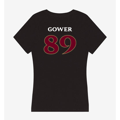 Elon - NCAA Football : Braden Gower - Women's V-Neck T-Shirt-1
