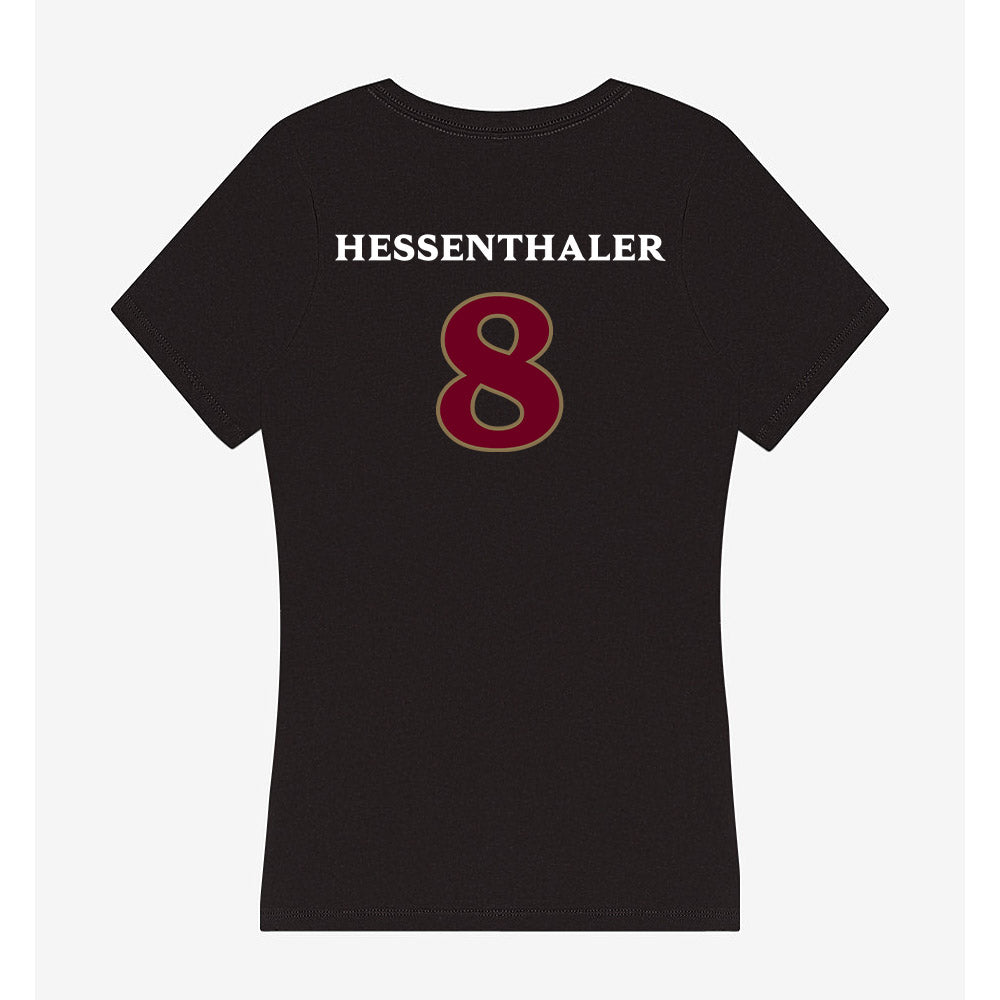 Elon - NCAA Softball : Greta Hessenthaler - Women's V-Neck T-Shirt-1