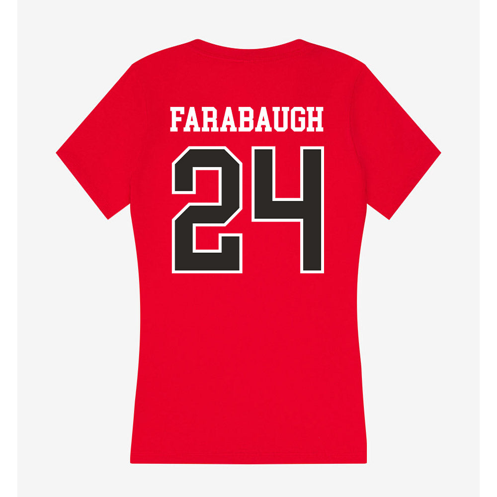 St. Francis - NCAA Men's Volleyball : Avery Farabaugh - Women's V-Neck T-Shirt-1