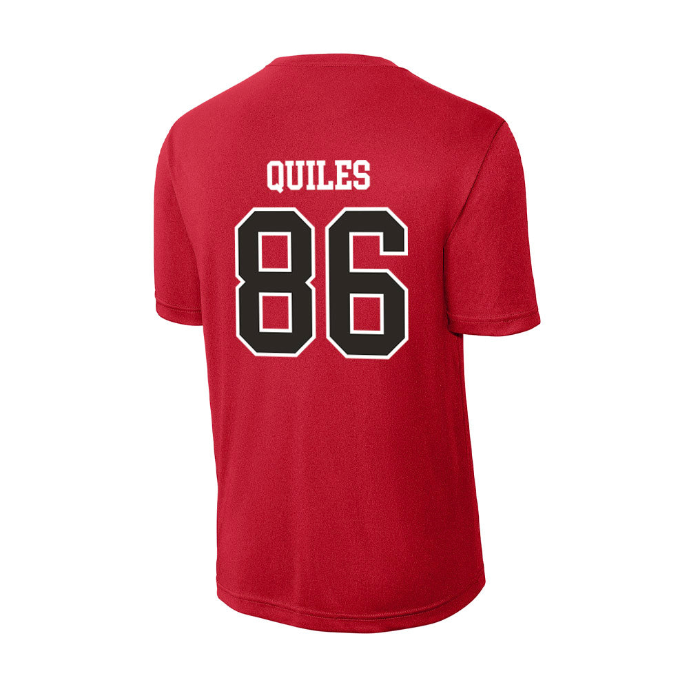 St. Francis - NCAA Football : Efrain Quiles - Activewear T-Shirt-1