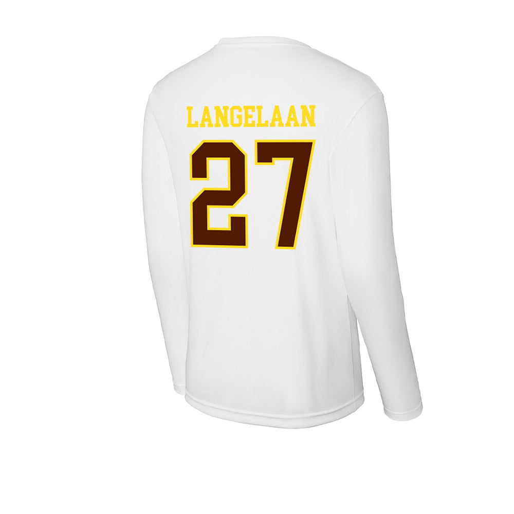 Western Michigan - NCAA Women's Soccer : Brianna Langelaan - Activewear Long Sleeve T-Shirt-1